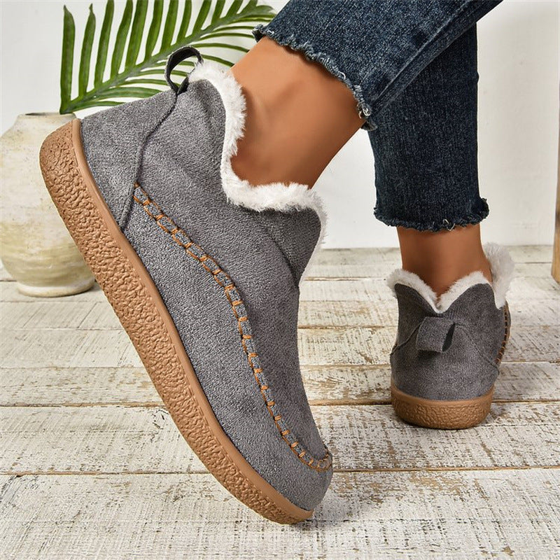 Shekylie Pantofole Donna Invernali – Slip-On con Fodera Calda e Suola Robusta per Uso Quotidiano