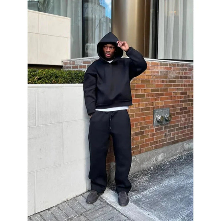 Jason | Set Casual Con Cappuccio A Due Pezzi | Oversize