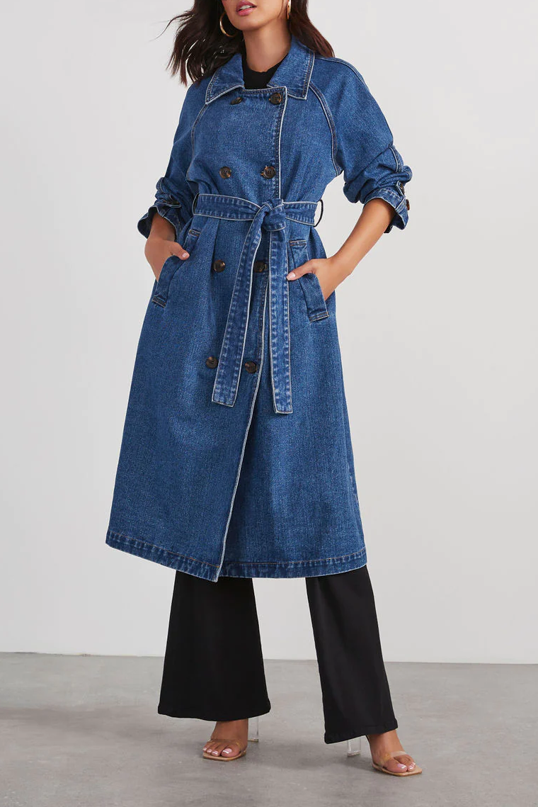 Trench Di Jeans Per Donna | Lungo
