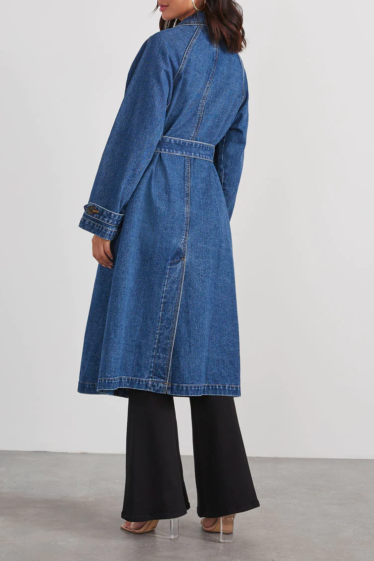 Trench Di Jeans Per Donna | Lungo