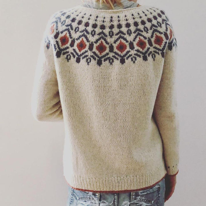 Maglione Da Donna Lavorato A Maglia Con Maniche Lunghe | Invernale