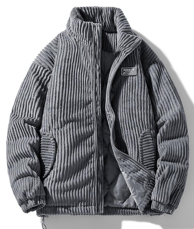 Vion Giacca Uomo in Velluto a Coste – Jacket Caldo Slim Fit con Design Elegante e Moderno