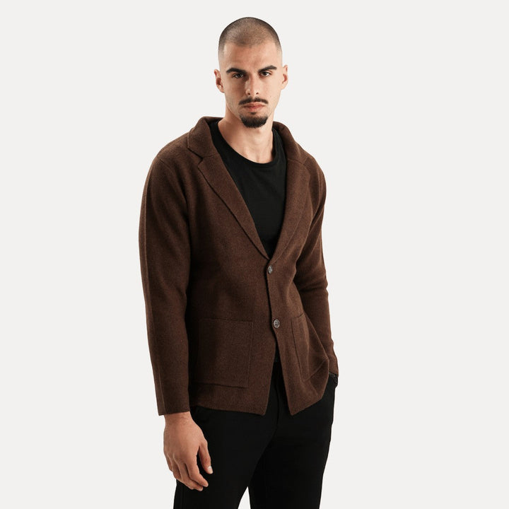 Men's Cardigan with Buttons and Pocket | Long Sleeve