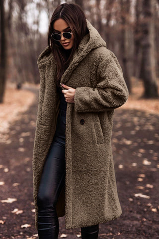 Clementine Cappotto Teddy Donna Lungo – Caldo, Elegante e in Ecopelliccia