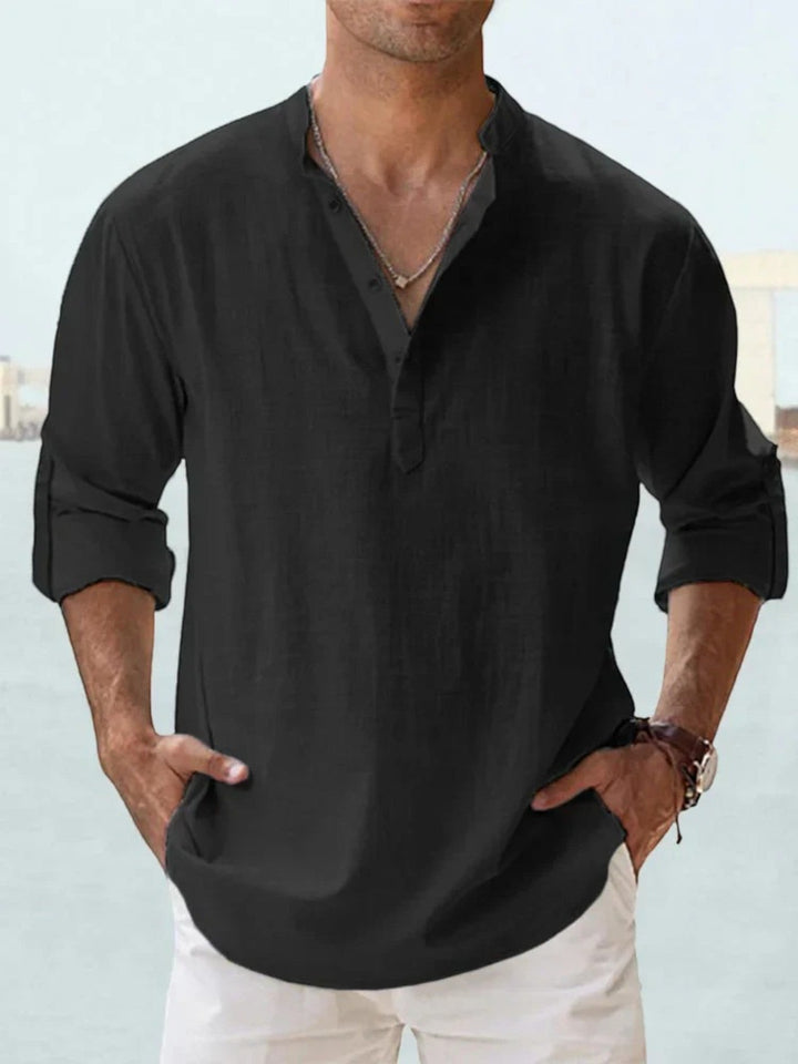 Lumo | Camicia Estiva Casual da Uomo | Maniche Lunghe