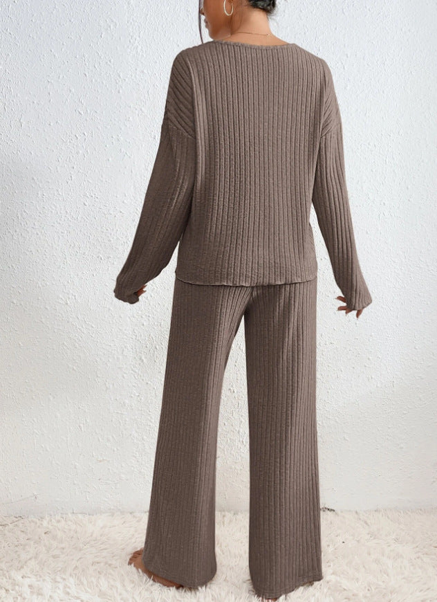 Elin Set Loungewear Donna a Coste – Comodo, Trendy e Due Pezzi Casual
