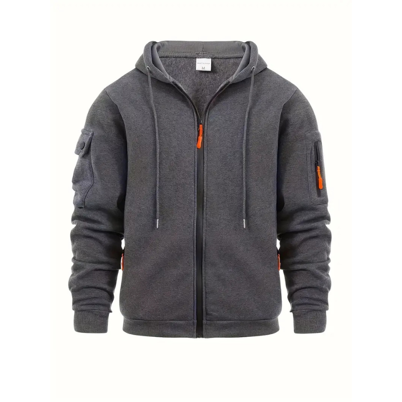 Frank sweatshirt til mænd med hætte – afslappet, åndbar og behagelig hættetrøje