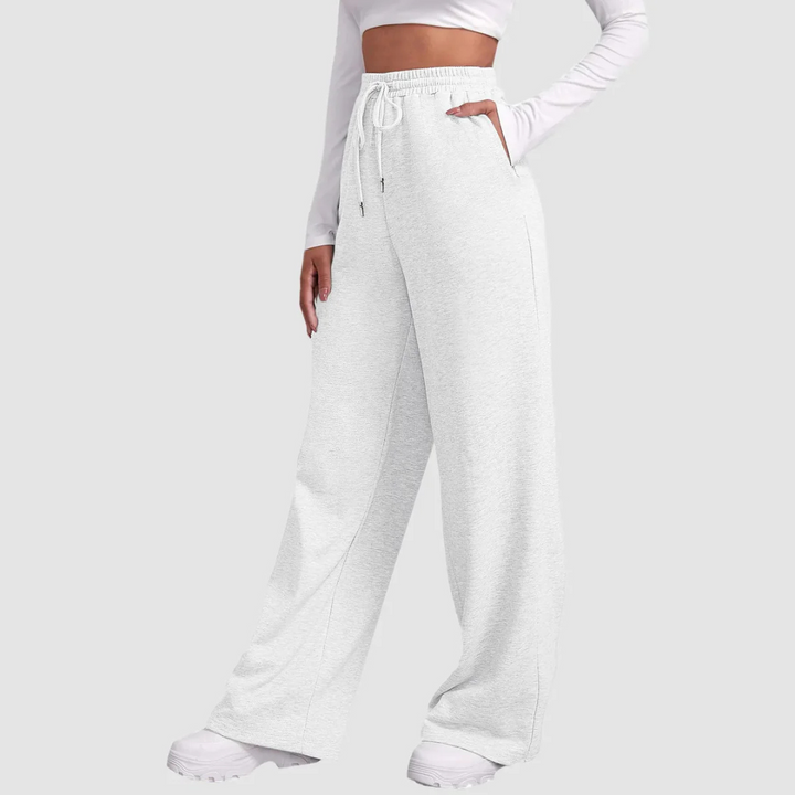 Pantalone Jogging A Vita Alta Da Donna | Vestibilità Comoda