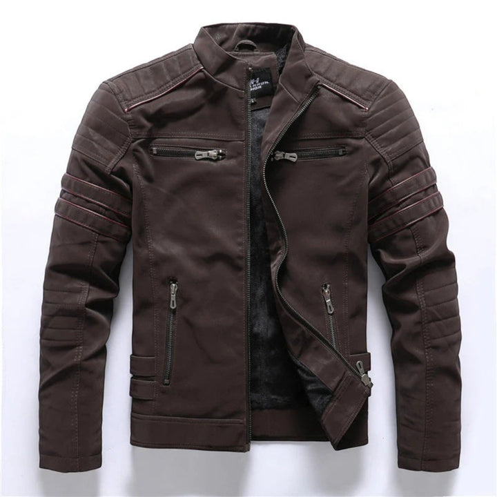 Noah | Giacca Da Moto Elegante Per Uomo | Cerniera
