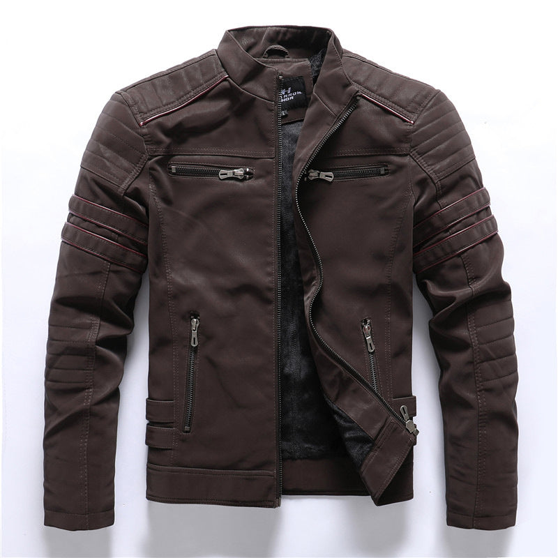 Giacca Biker Nera Per Uomo | Con Cerniera