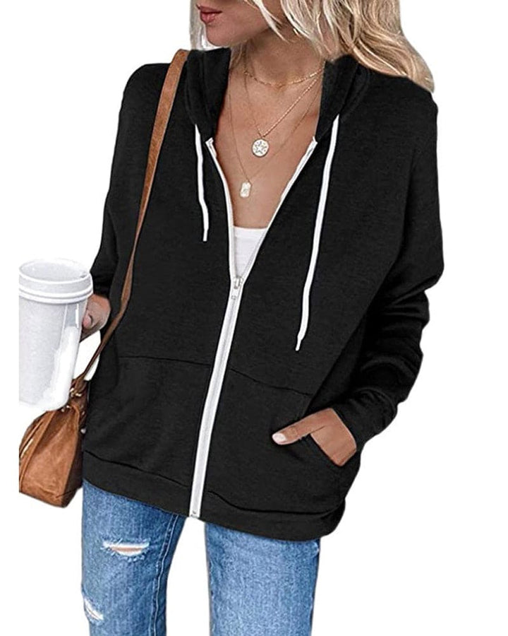 Cardigan Donna Con Cappuccio | Con Cerniera