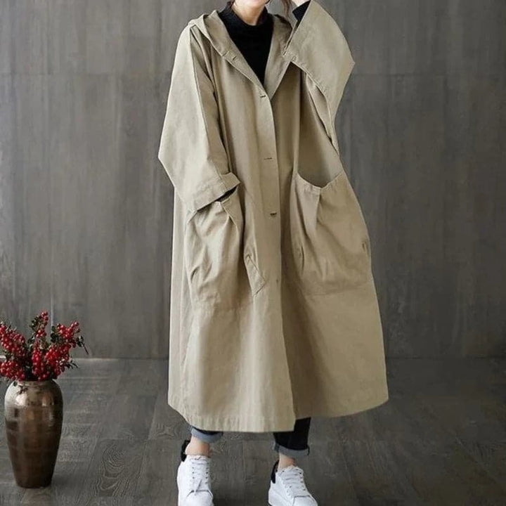 Trench Oversize Dame | Med Lommer