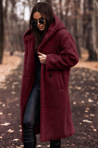 Clementine Cappotto Teddy Donna Lungo – Caldo, Elegante e in Ecopelliccia