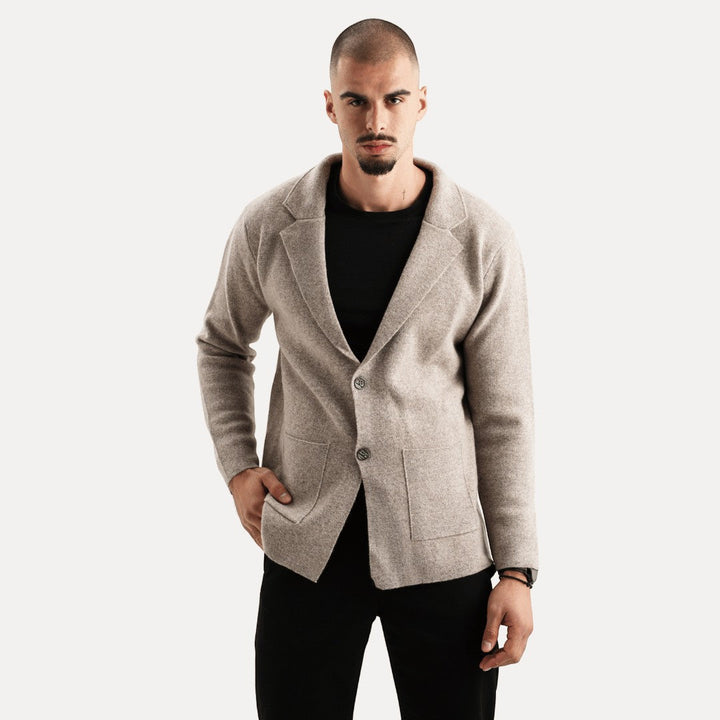 Men's Cardigan with Buttons and Pocket | Long Sleeve