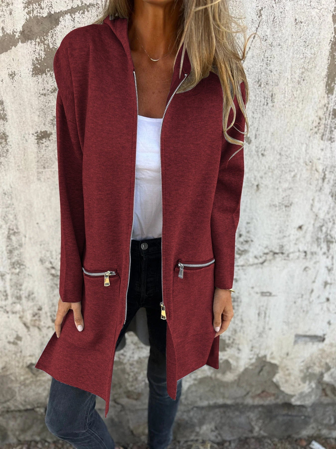 Lungo Cardigan Donna | Tinta Unita