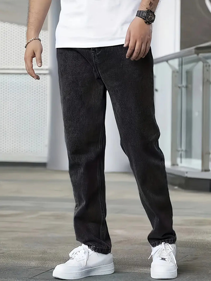 Jeans Da Uomo Lavaggio Leggero | Gamba Dritta
