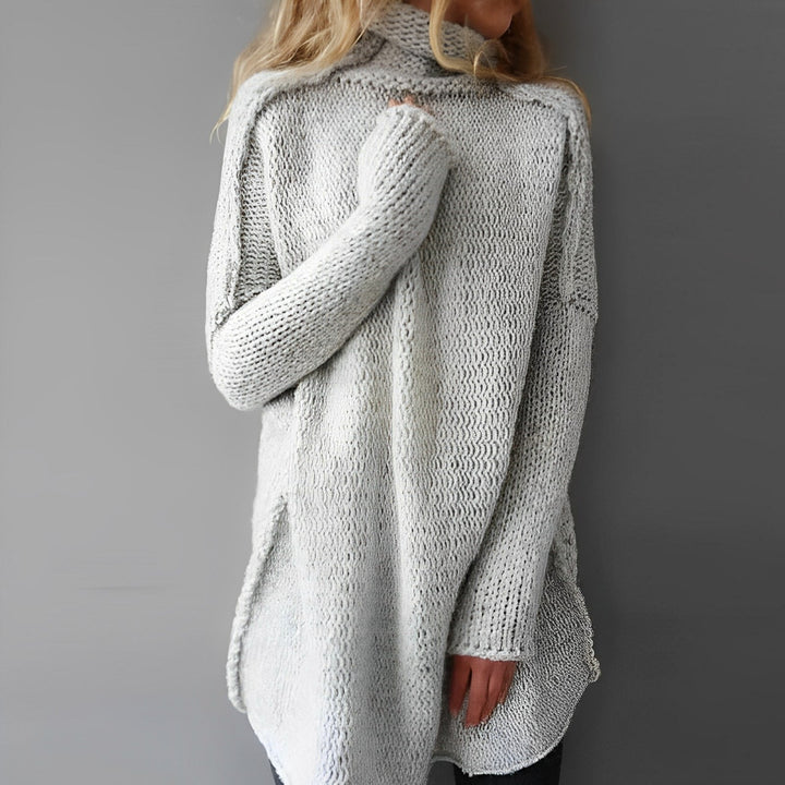 Maglione Invernale Lungo Dolcevita Da Donna | Casual