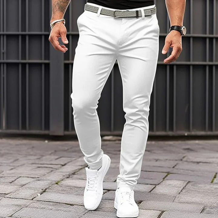 Bastien | Pantaloni Chino Elasticizzati Da Uomo | Vestibilità Slim