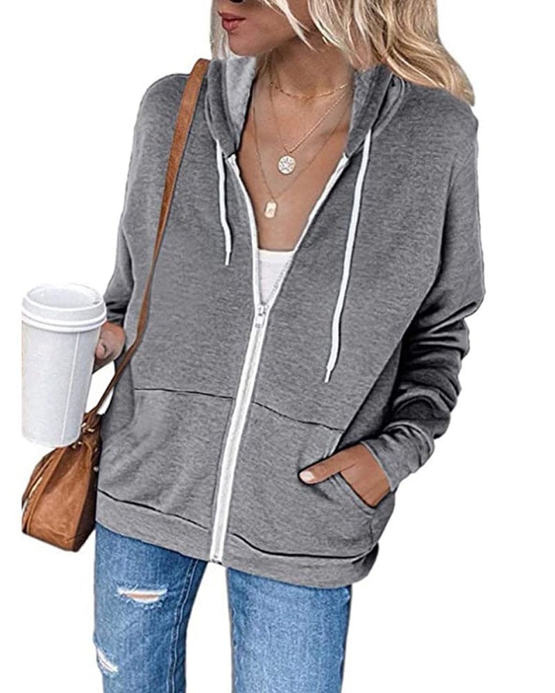 Cardigan Donna Con Cappuccio | Con Cerniera