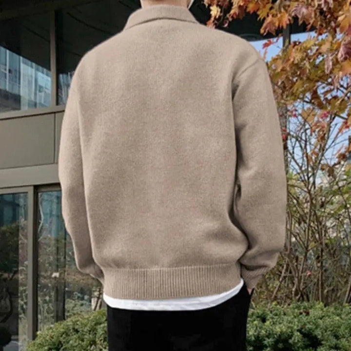 Marco Maglione Polo in Maglia da Uomo – Polo in Knit con Bottoni e Colletto Classico