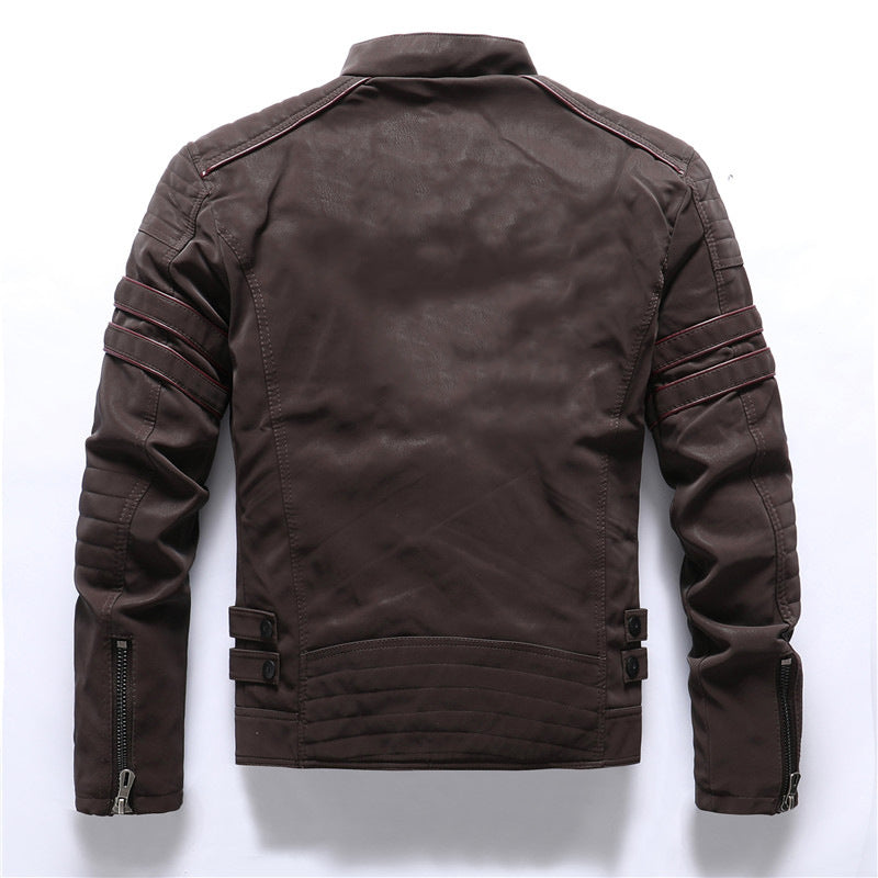 Giacca Biker Nera Per Uomo | Con Cerniera