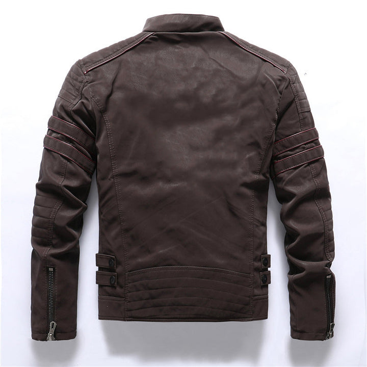 Giacca Biker Nera Per Uomo | Con Cerniera
