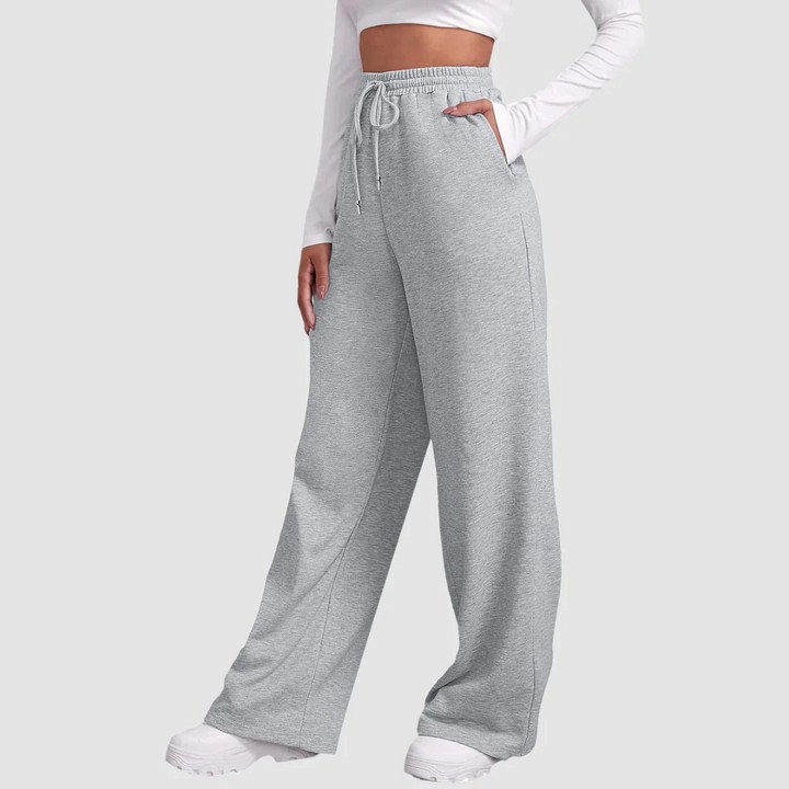 Pantaloni Da Jogging Larghi Donna | A Vita Alta