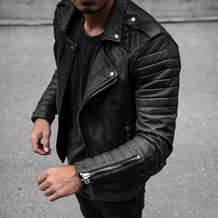 Giacca In Pelle Per Uomo | Maniche Lunghe