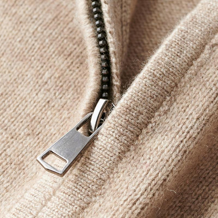 Maglione Casual Da Uomo Con Mezza Zip | Manica Lunga