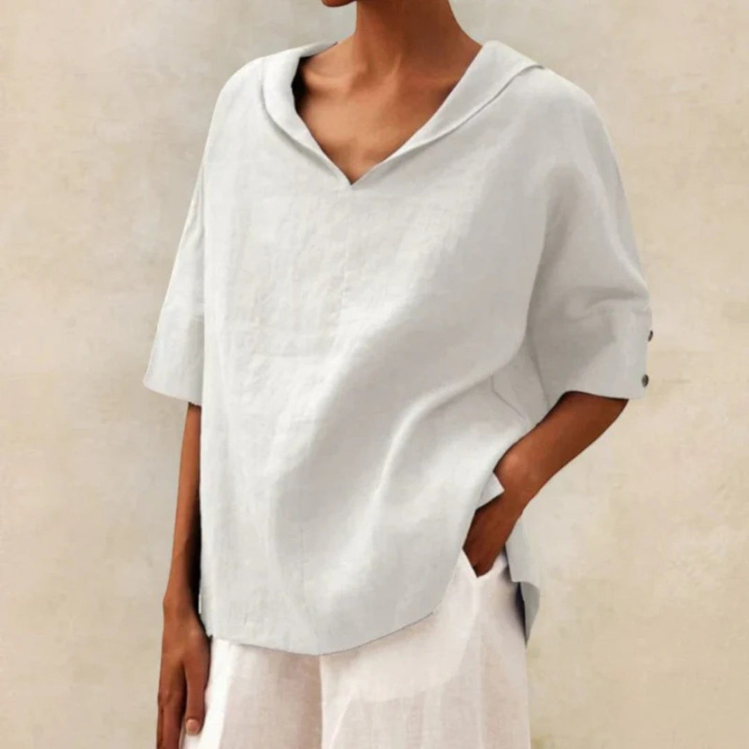 Margaux | Comoda Camicetta Con Scollo A V Da Donna | Leggera