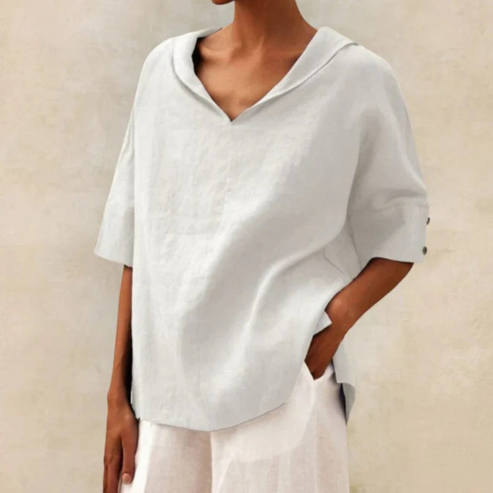 Margaux | Comoda Camicetta Con Scollo A V Da Donna | Leggera