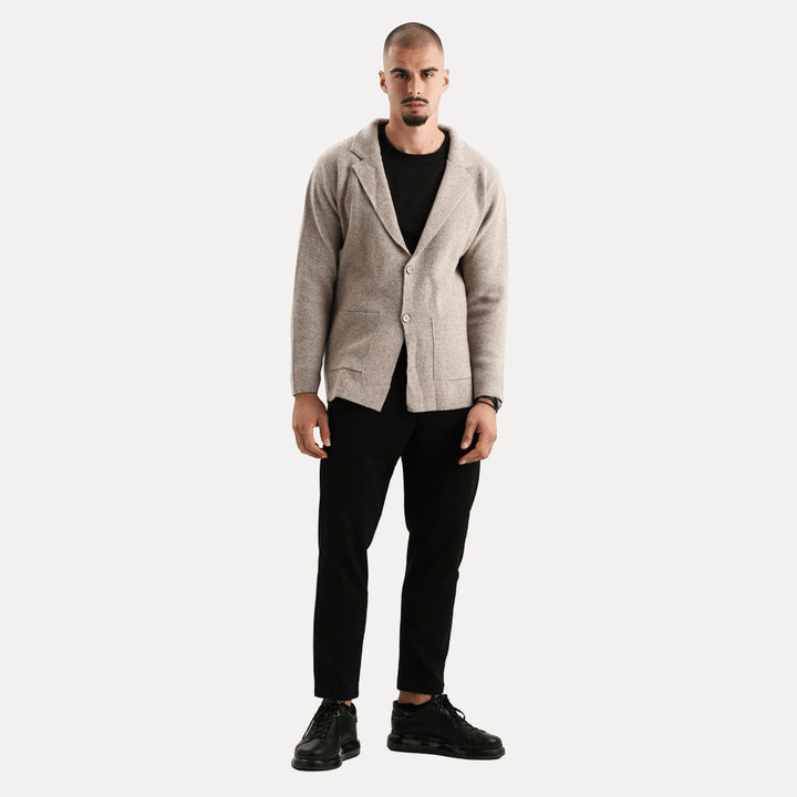 Men's Cardigan with Buttons and Pocket | Long Sleeve