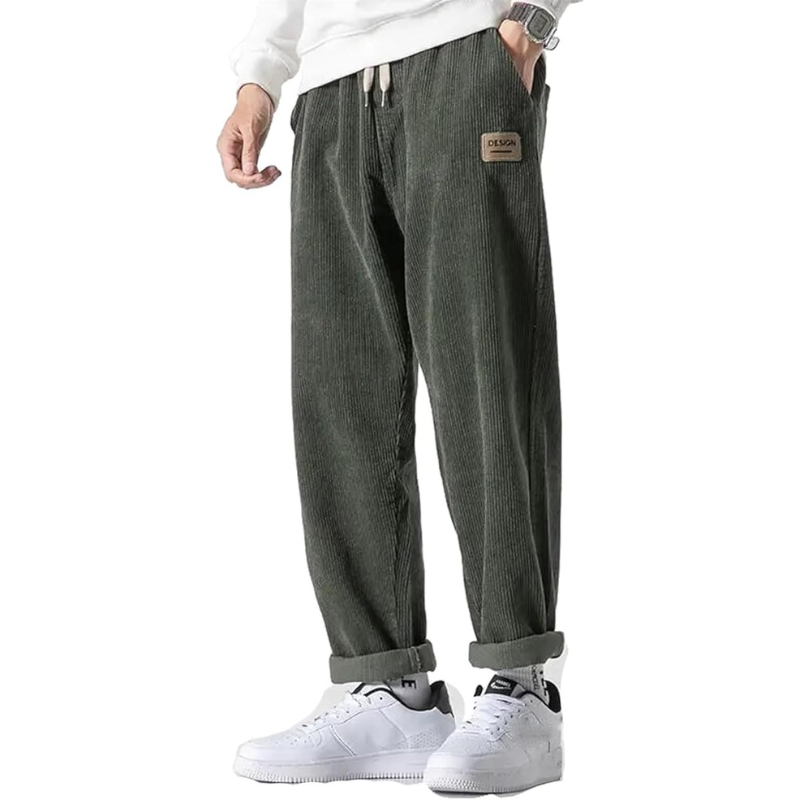 Pantalone In Velluto A Coste Da Uomo | Oversize