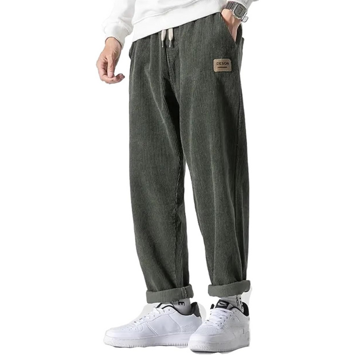 Pantalone In Velluto A Coste Da Uomo | Oversize