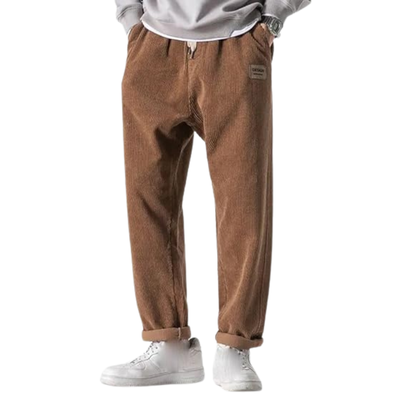 Pantalone In Velluto A Coste Da Uomo | Oversize