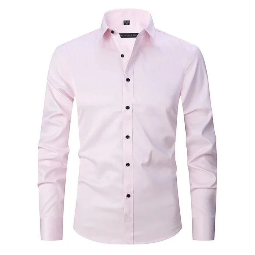 Camicia Uomo A Maniche Lunghe Elasticizzata | Casual