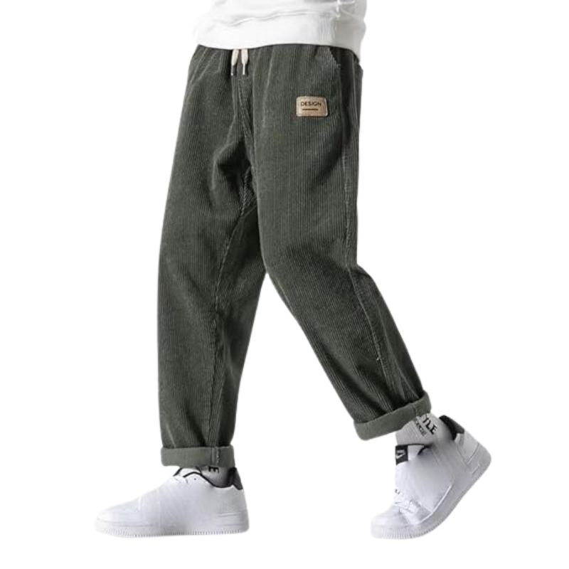 Pantalone In Velluto A Coste Da Uomo | Oversize