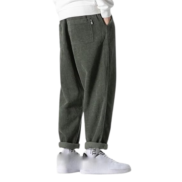 Pantalone In Velluto A Coste Da Uomo | Oversize