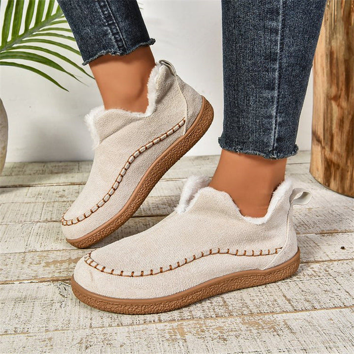 Shekylie Pantofole Donna Invernali – Slip-On con Fodera Calda e Suola Robusta per Uso Quotidiano
