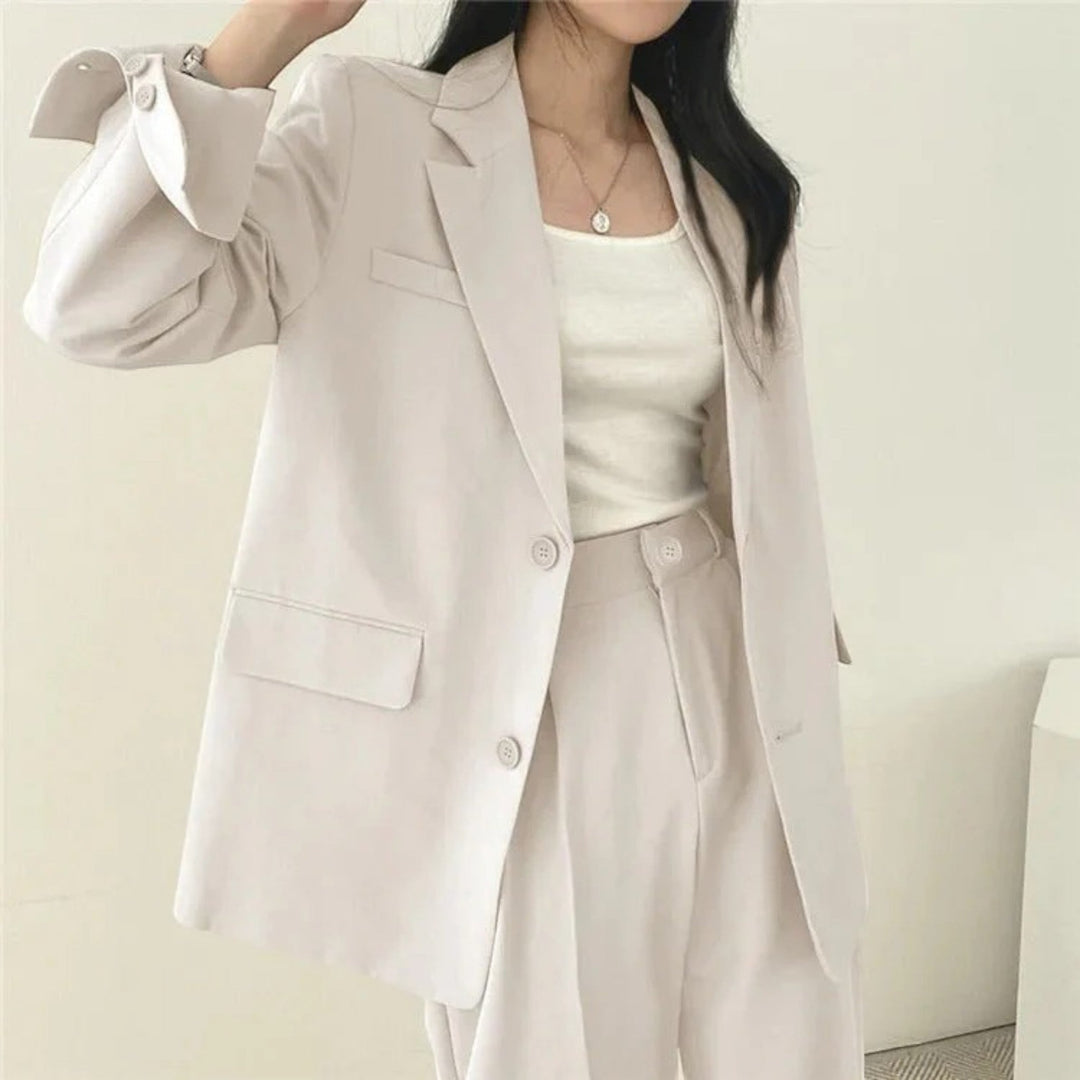 Yasmine | Completo Blazer Oversize Casual Da Donna