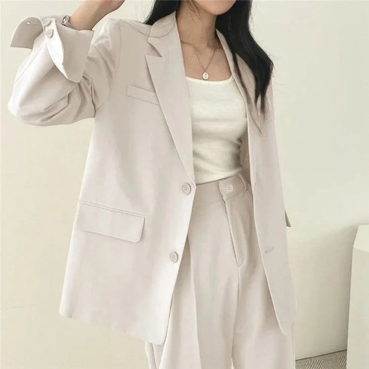 Yasmine | Completo Blazer Oversize Casual Da Donna