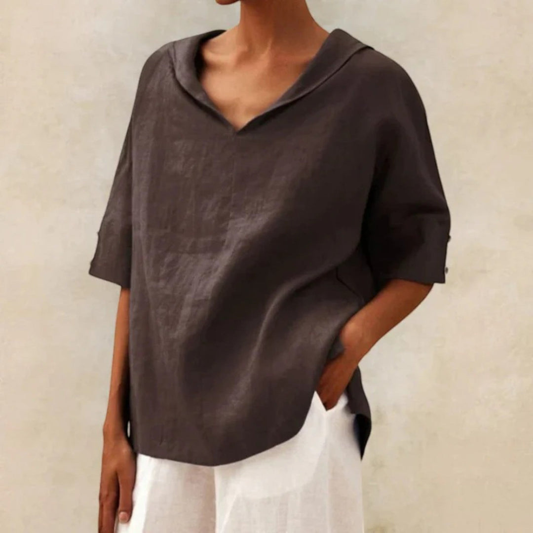Margaux | Comoda Camicetta Con Scollo A V Da Donna | Leggera