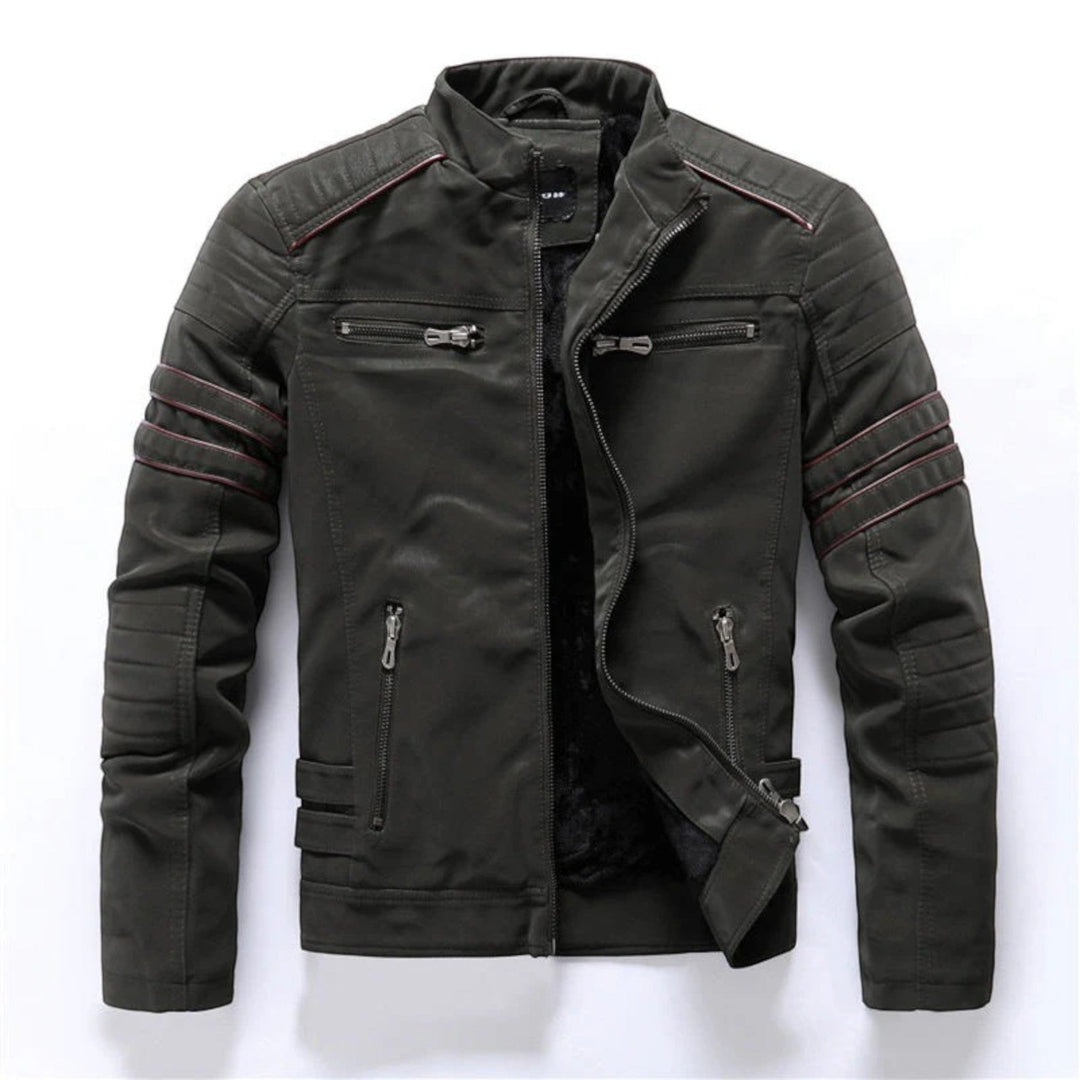 Noah | Giacca Da Moto Elegante Per Uomo | Cerniera