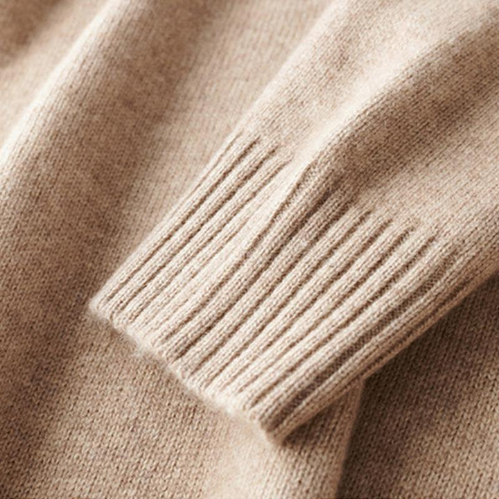 Maglione Casual Da Uomo Con Mezza Zip | Manica Lunga