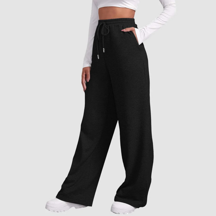 Pantaloni Da Jogging Larghi Donna | A Vita Alta