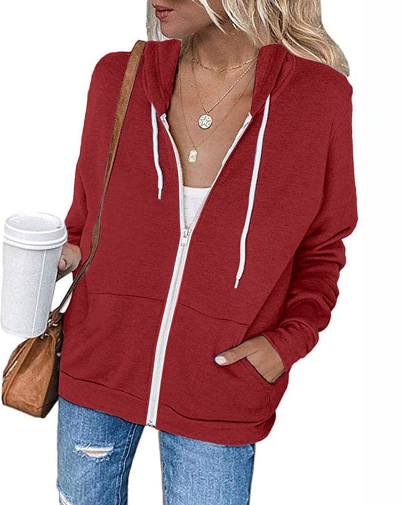 Cardigan Donna Con Cappuccio | Con Cerniera