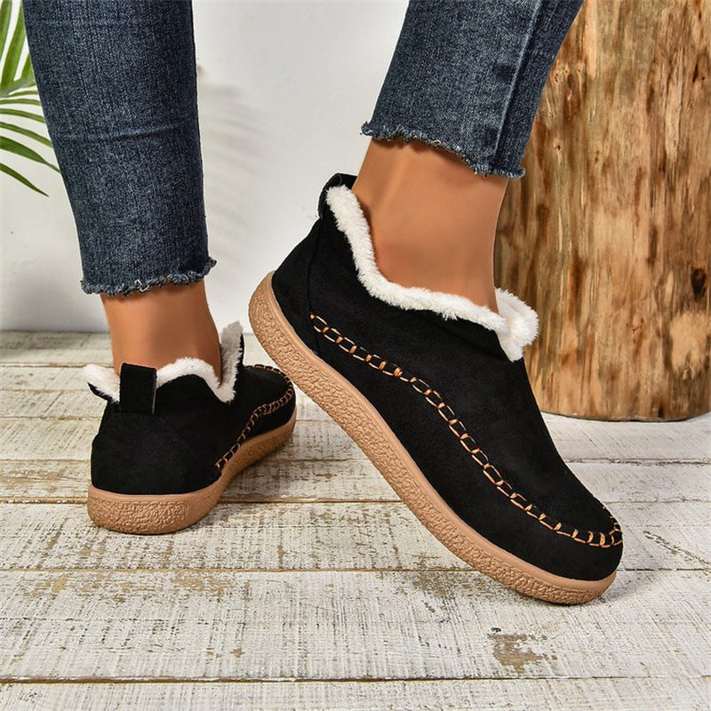 Shekylie Pantofole Donna Invernali – Slip-On con Fodera Calda e Suola Robusta per Uso Quotidiano