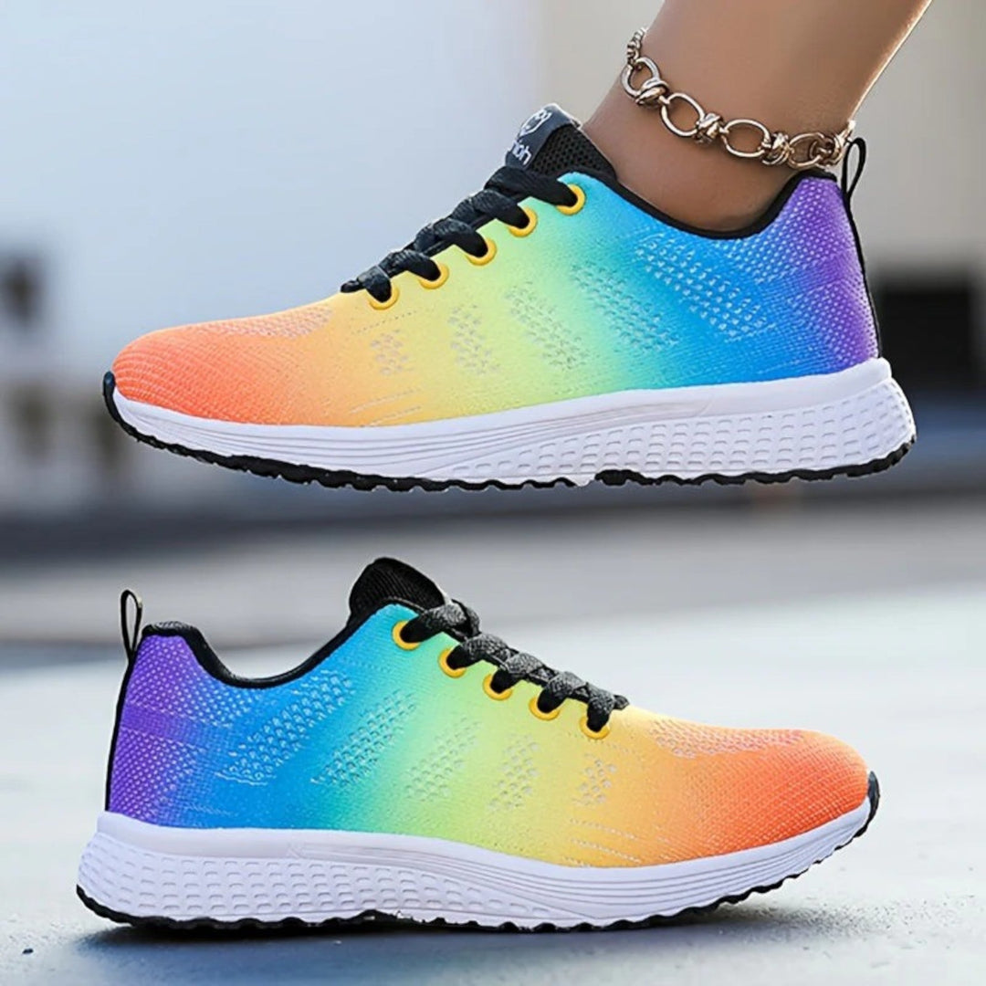 Solène | Komoda Buty Sportowe Sznurowane Damskie