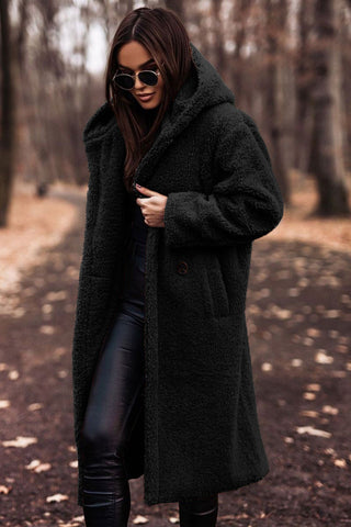 Clementine Cappotto Teddy Donna Lungo – Caldo, Elegante e in Ecopelliccia