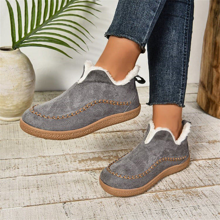 Shekylie Pantofole Donna Invernali – Slip-On con Fodera Calda e Suola Robusta per Uso Quotidiano